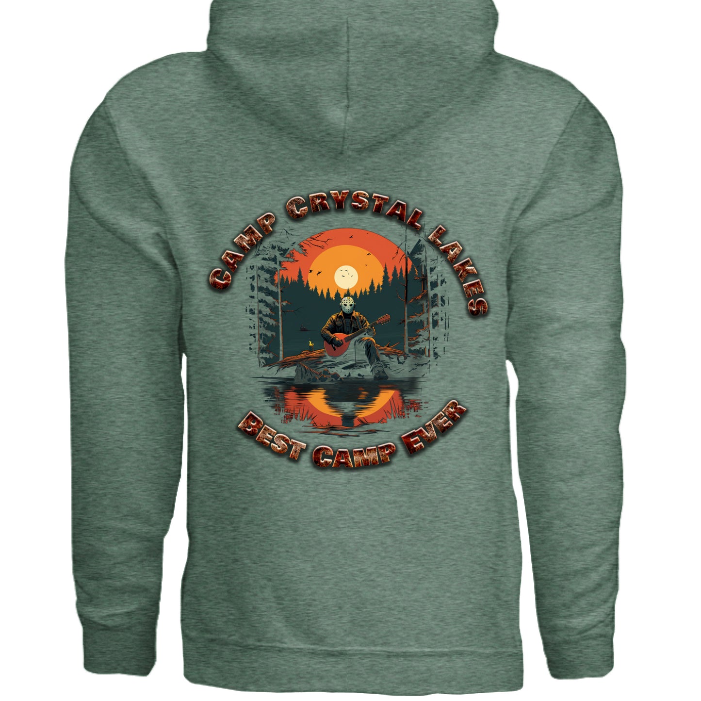 Heather Sport Dark Green - BACK